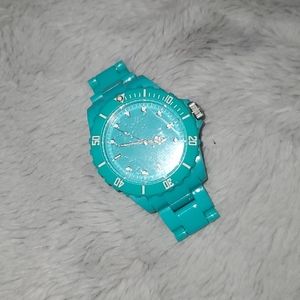 Aqua Plastic Watch